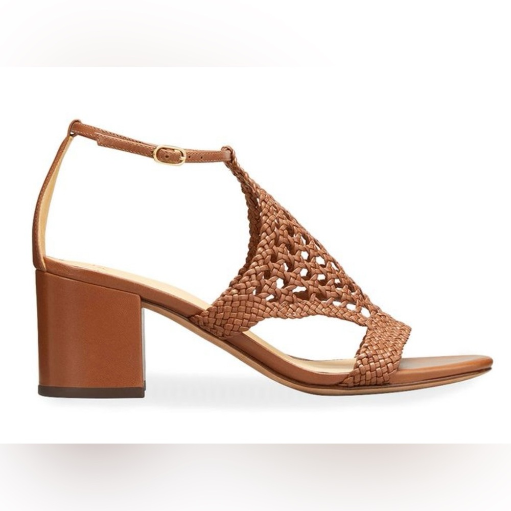NEW Alexandre Birman Cadie Woven Sandal Block Heel
